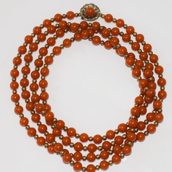 VTG 1930s Butterscotch Amber / Orange Bakelite Set - Picture 2 of 8